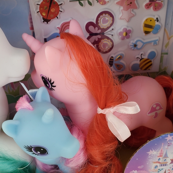 Wonder Pony Land New Sealed Ponies Horse Family Set Of 3 Hair Accessories - Picture 4 of 9